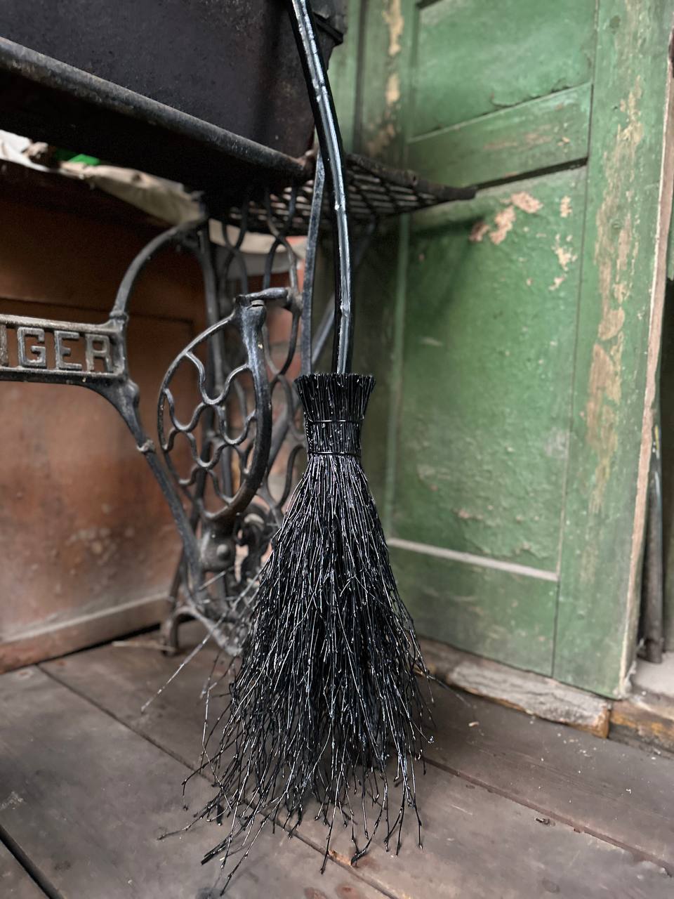 black witch broom for Halloween full length and ship in USA and worldwide